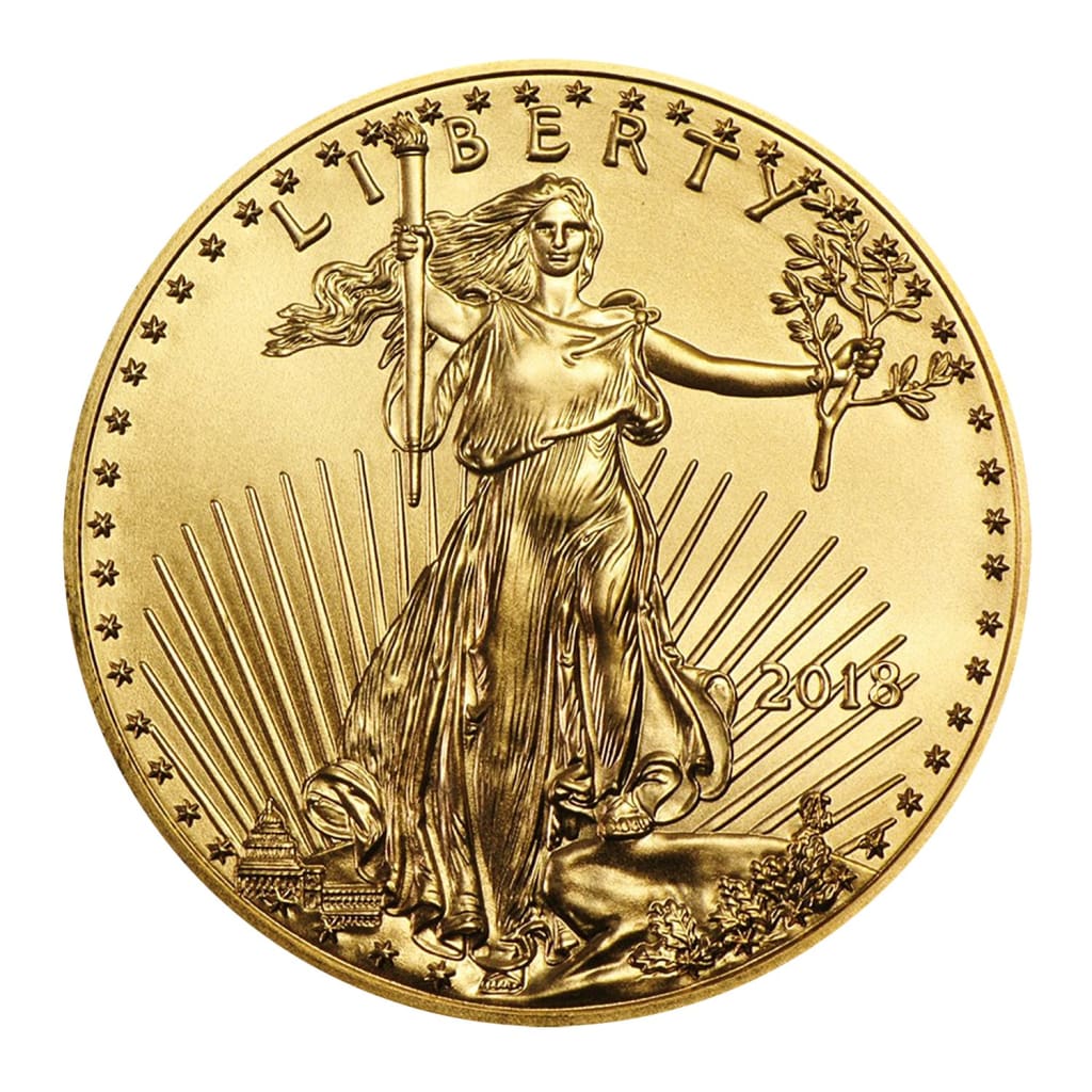 2018 $25 1/2 Ounce Gold American Eagle BU