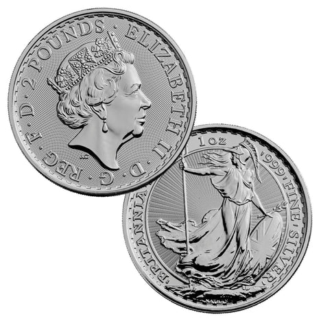 2018 Great Britain £2 Silver Britannia 1oz .999 BU
