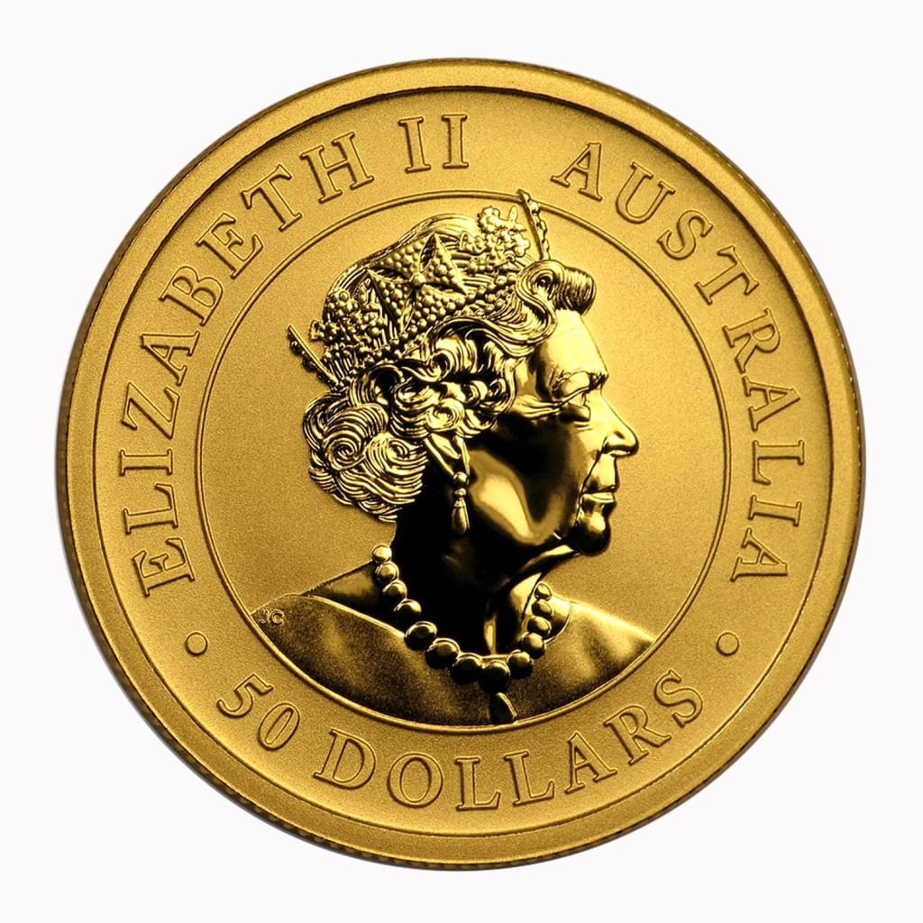 2019 Australia 1/2 oz $50 .9999 Gold Kangaroo BU