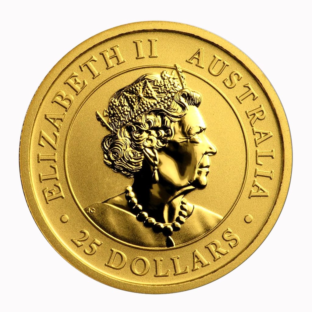 2019 Australia 1/4 oz $25 .9999 Gold Kangaroo BU