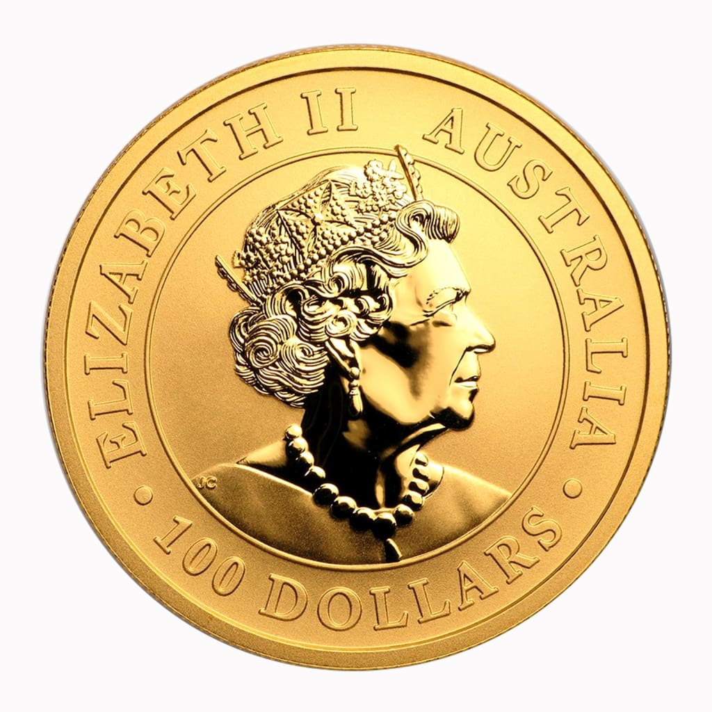 2019 Australia 1oz $100 .9999 Gold Kangaroo BU