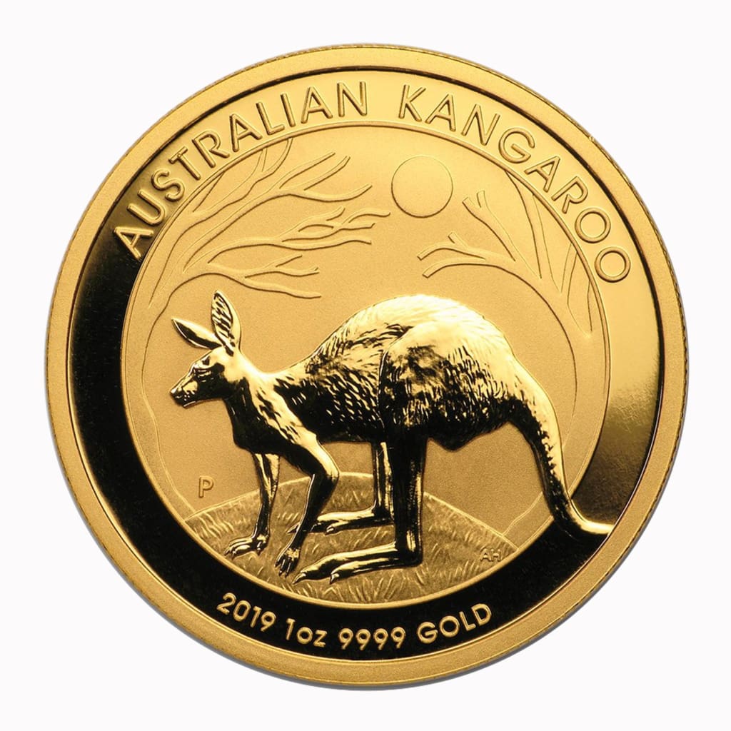 2019 Australia 1oz $100 .9999 Gold Kangaroo BU