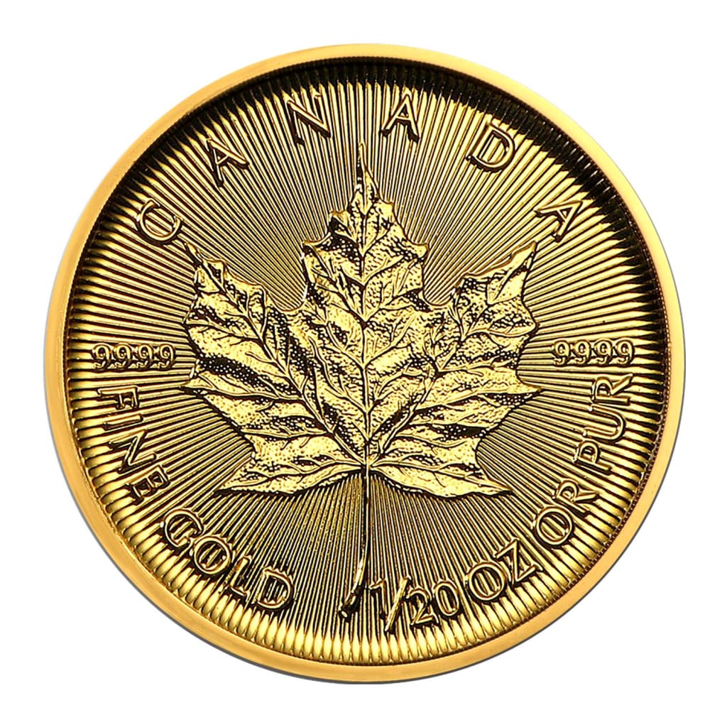 2019 Canada $1 1/20 oz .9999 Gold Maple Leaf BU