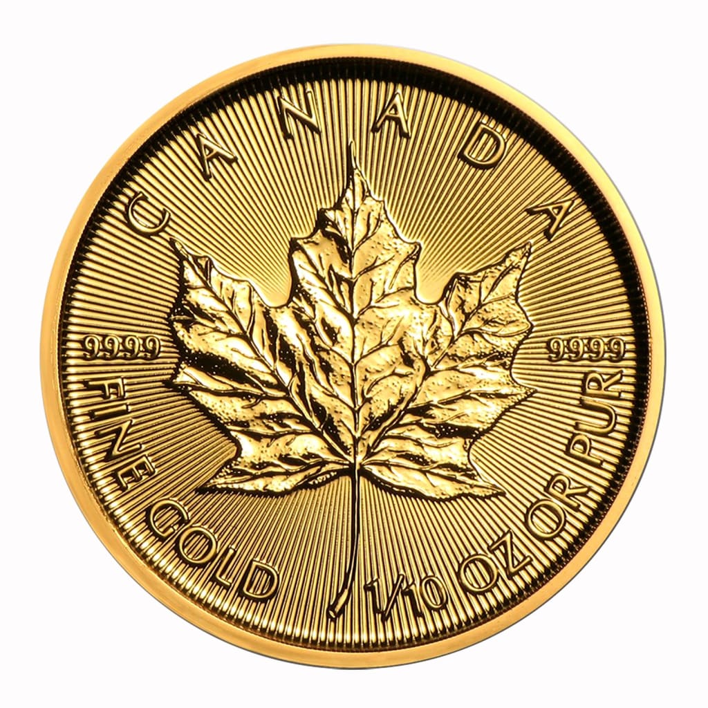 2019 Canada $5 1/10 oz .9999 Gold Maple Leaf BU