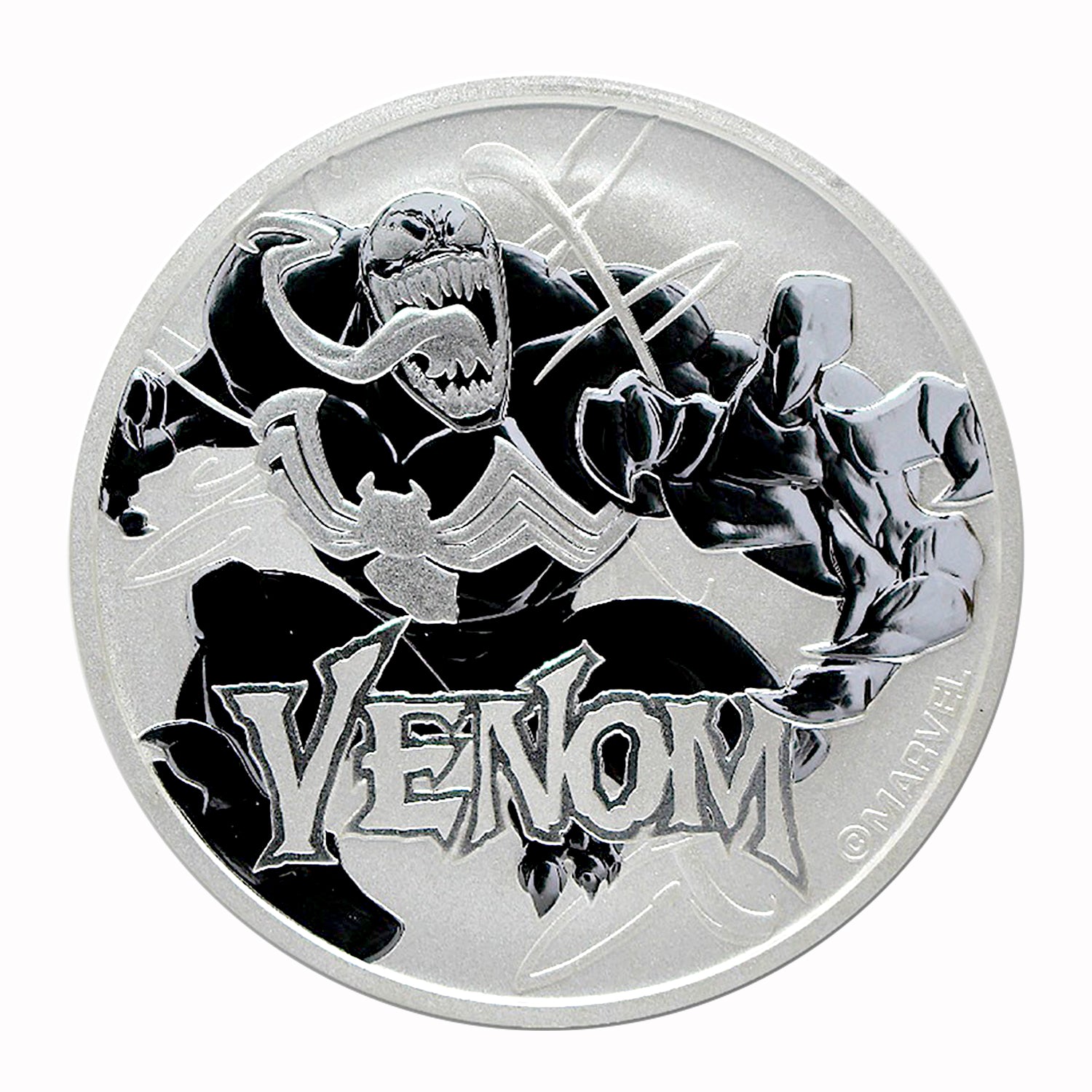 2020 Tuvalu $1 - 1 oz .9999 Silver Marvel Series Venom BU