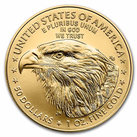 2021 $50 1 oz Gold American Eagle BU Brilliant Uncirculated - Type 2