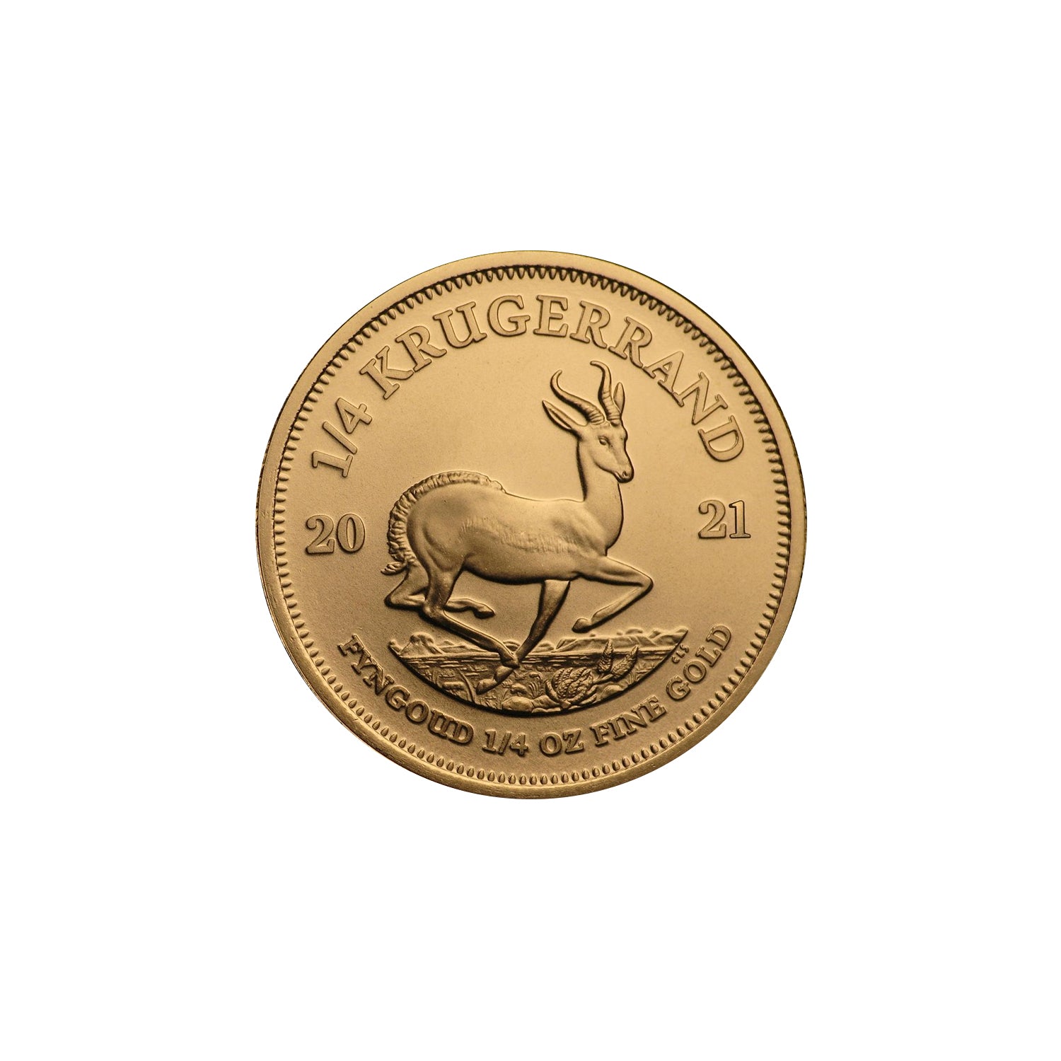 South Africa 2021 1/4 oz Gold Krugerrand