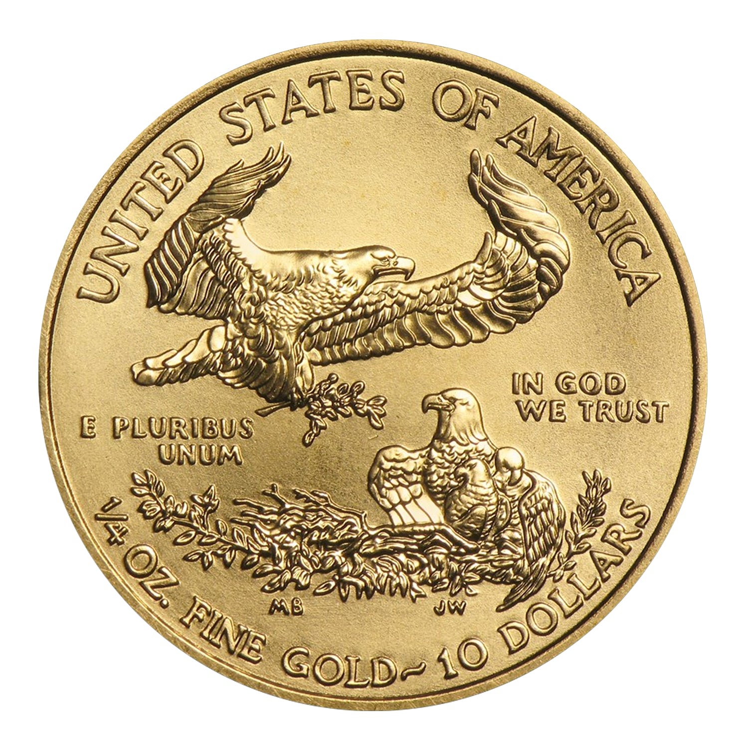2021 $10 1/4 oz Gold American Eagle BU Brilliant Uncirculated
