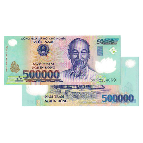 500 000 Vietnamese Dong Banknote VND Uncirculated