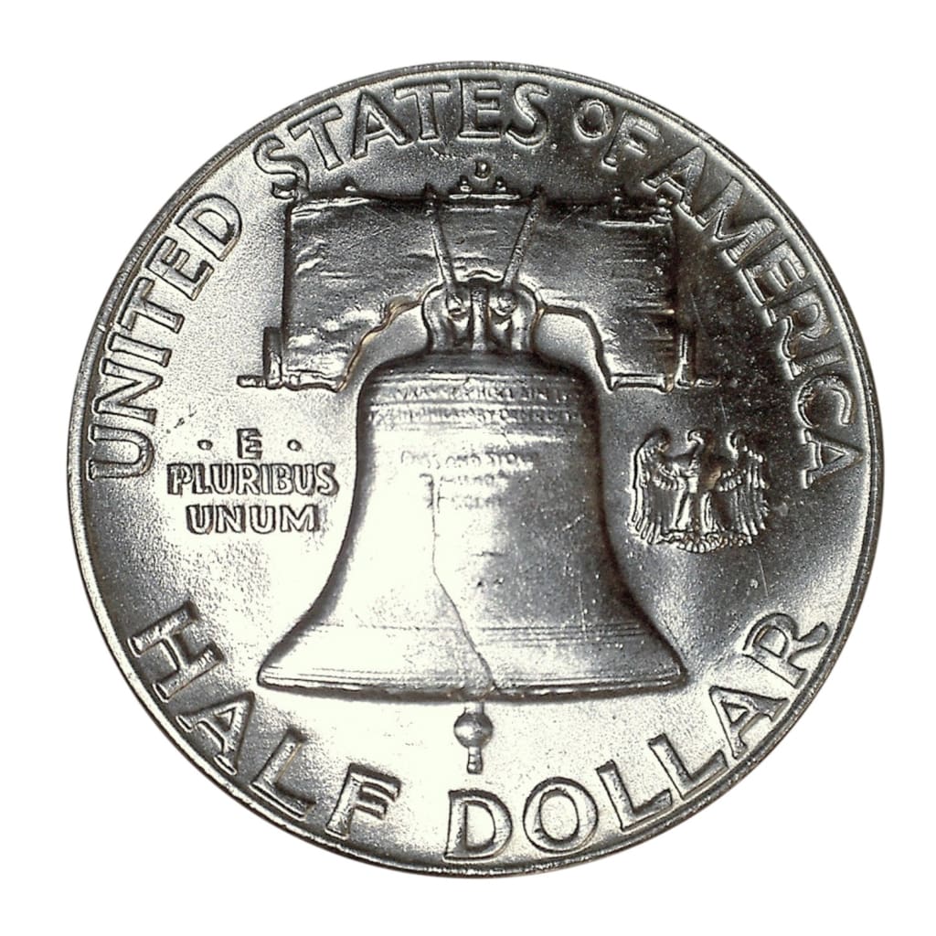 90% Silver Franklin Half Dollar Brilliant Uncirculated