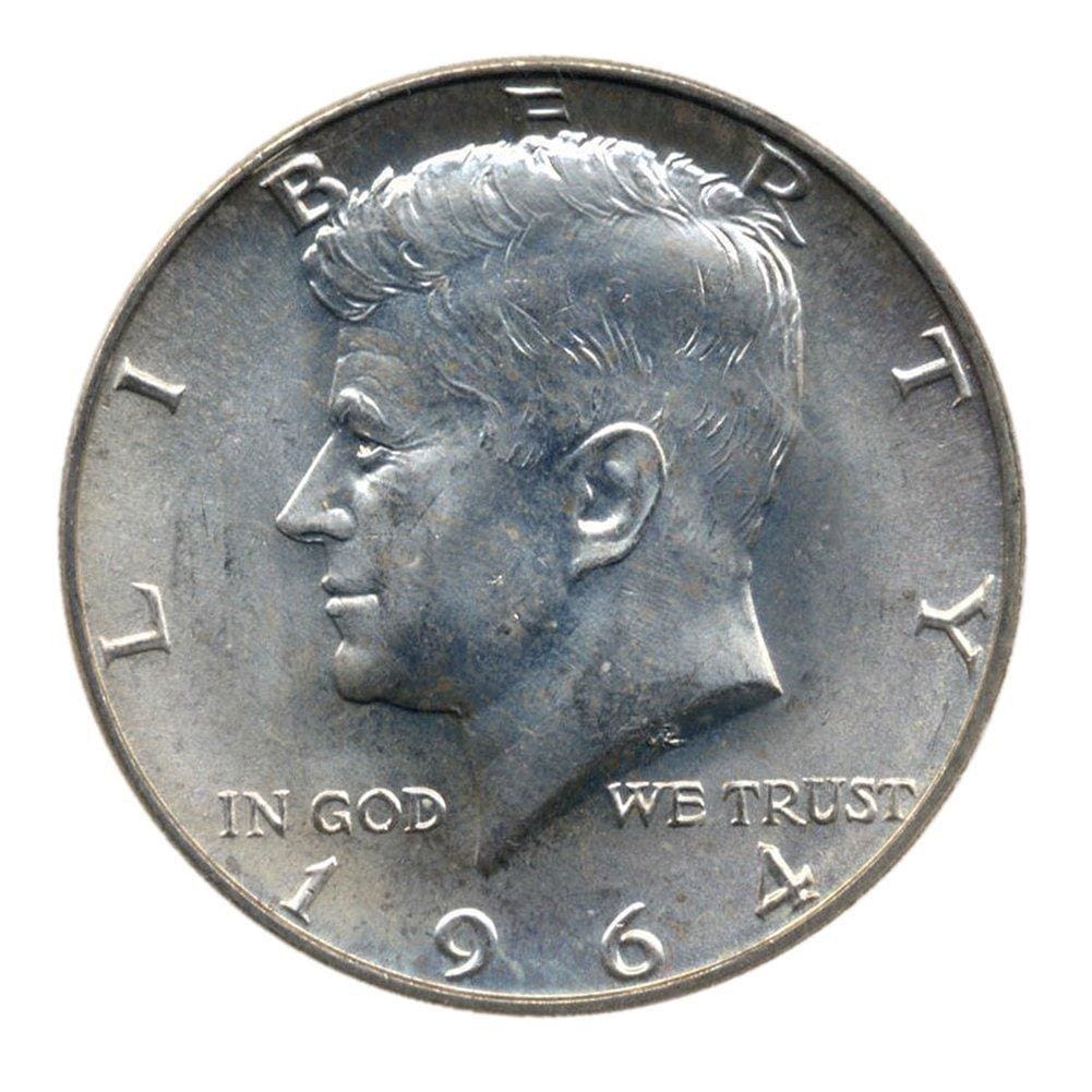 90% Silver John F. Kennedy Half Dollar JFK Circulated Better Than Half Dollar Fine