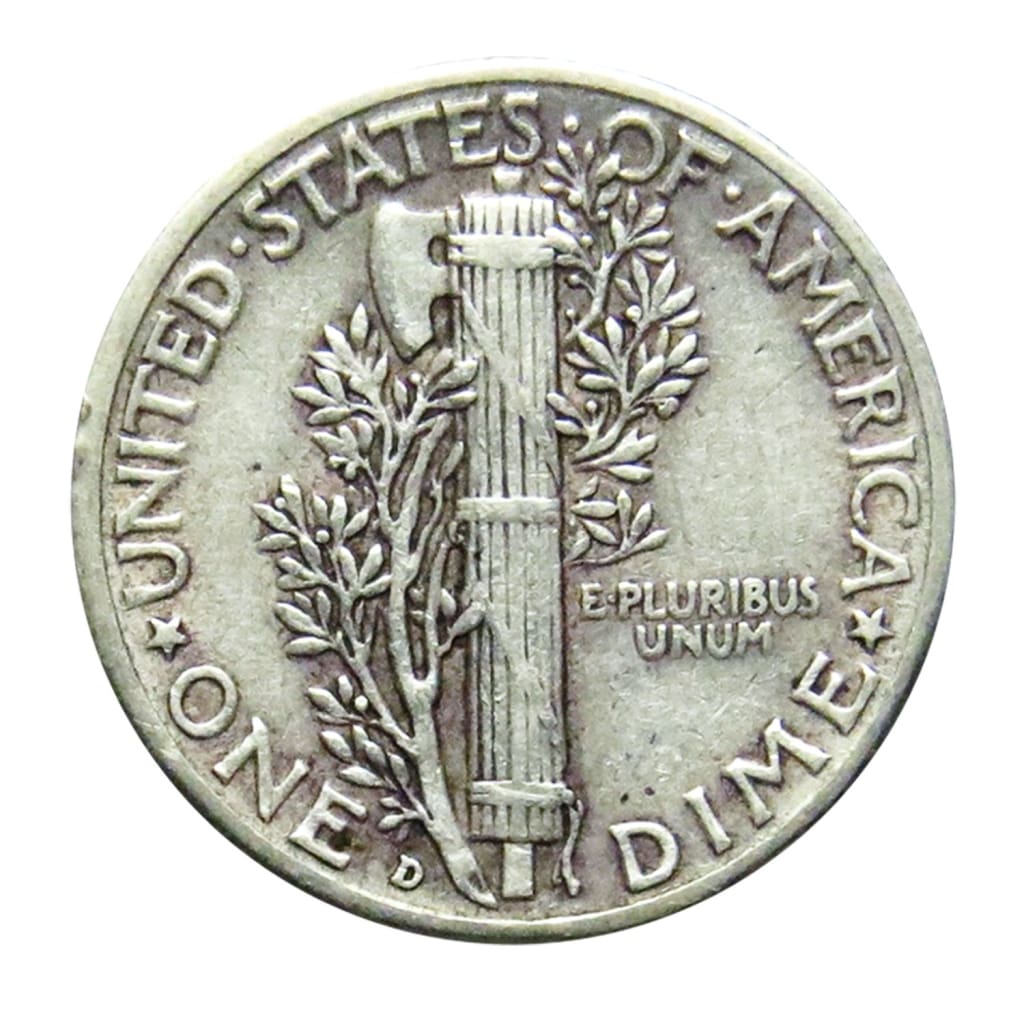90% Silver Mercury Dimes $1000 Face Circulated