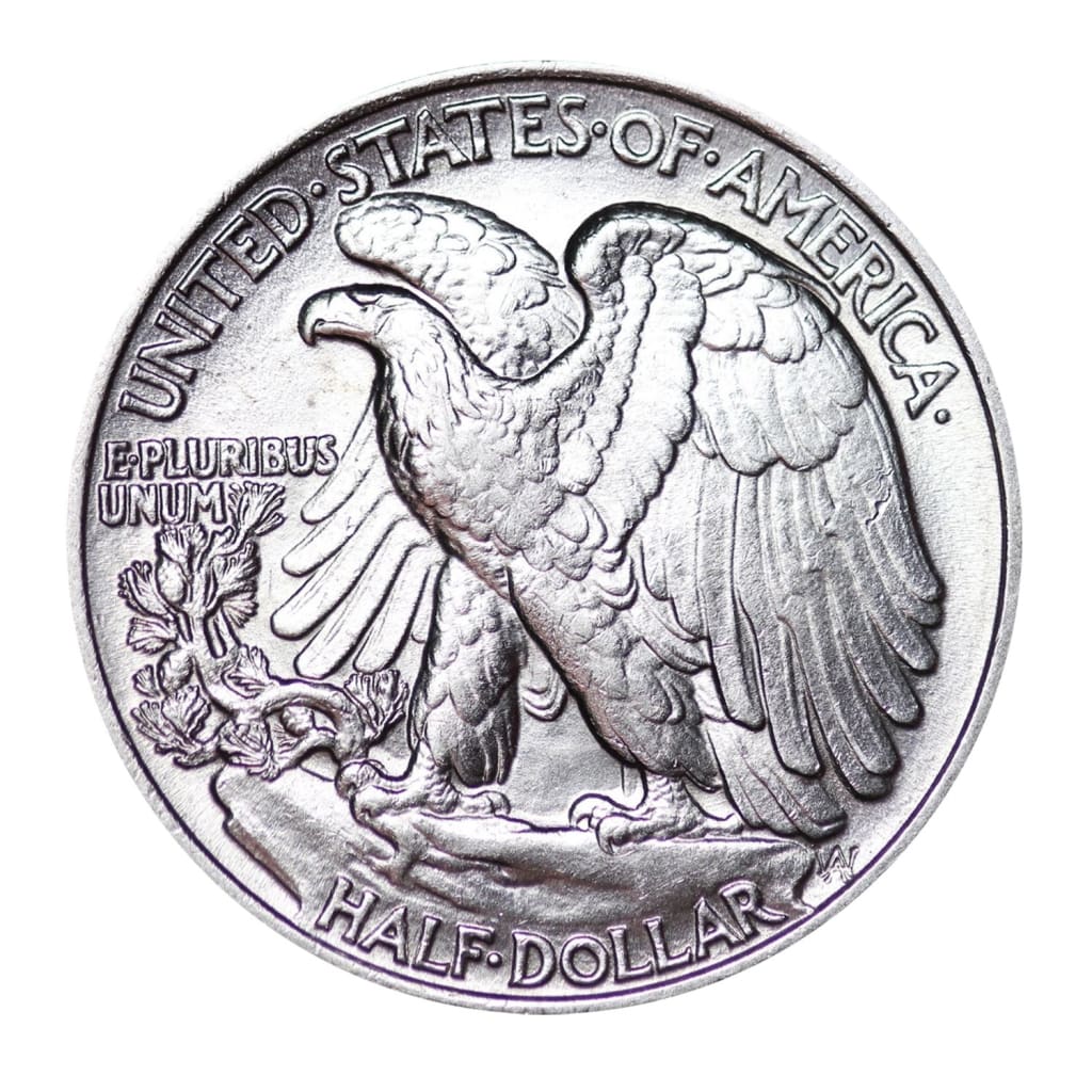 90% Silver Walking Liberty Half Dollar Brilliant Uncirculated BU