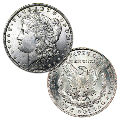 1881 O Morgan Silver Dollar Brilliant Uncirculated