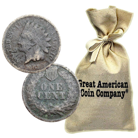 Bag of 1 000 CULL Indian Head Cents