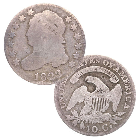 Capped Bust Dime In Circulated Condition