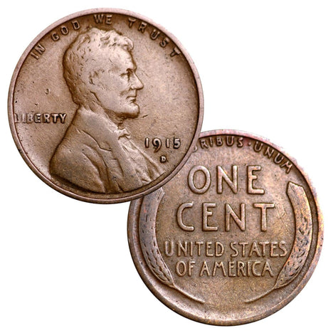 Circulated Wheat Cents from the 1910s (Individual Coins) (1910-1919)