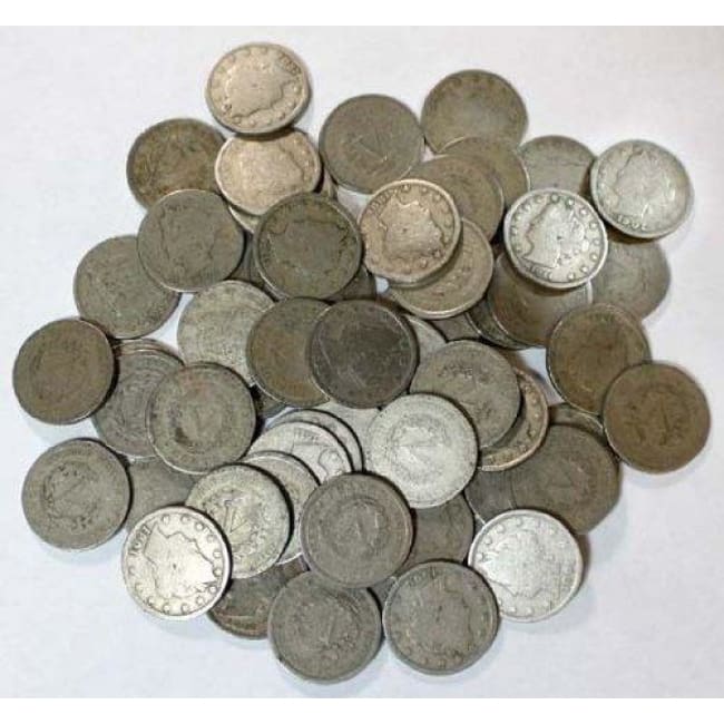 Collection of 15 Liberty Head V-nickels