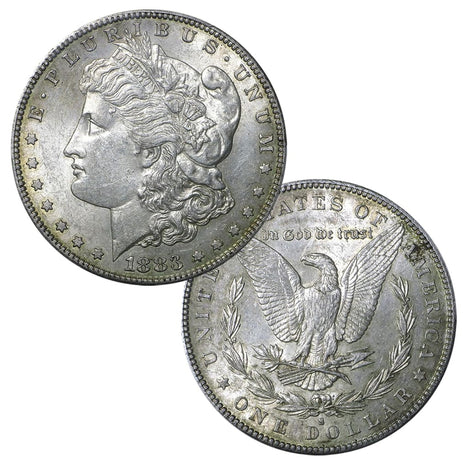 Pre-1921 90% Silver Morgan Dollar (1878-1904) About Uncirculated
