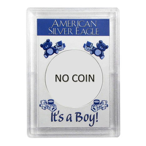 Silver American Eagle HE Harris Holder - NO COIN - Its A Boy Design