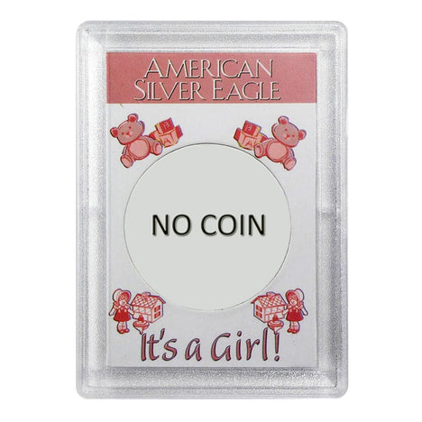 Silver American Eagle HE Harris Holder - NO COIN - Its A Girl Design