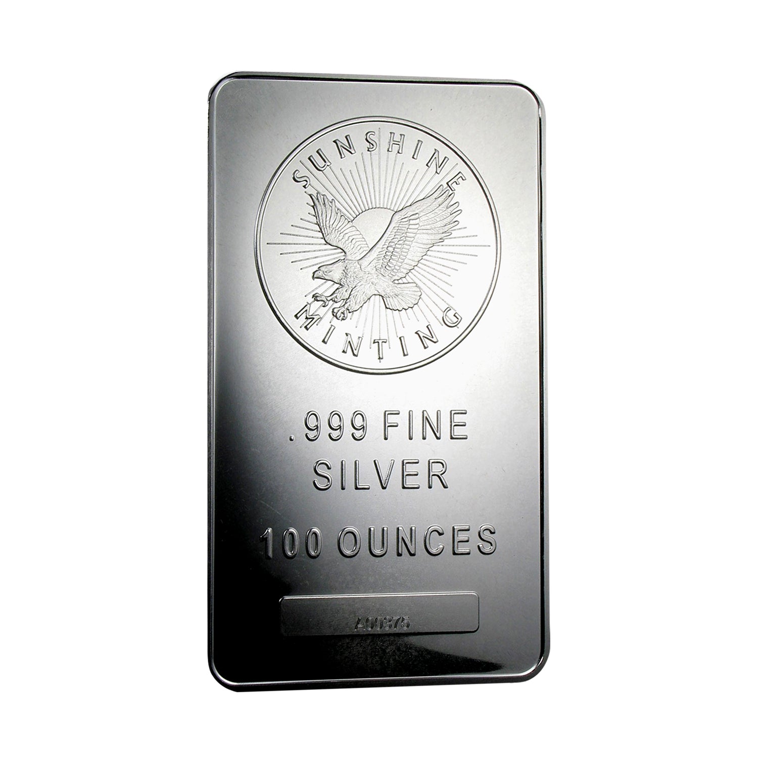 100 Oz Sunshine Minting Bar OBV