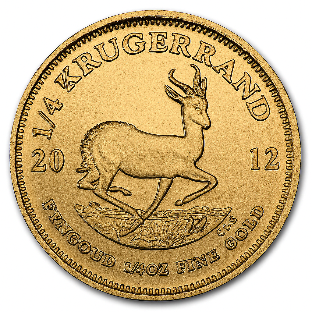 0.25 oz Krugerrand Date Side