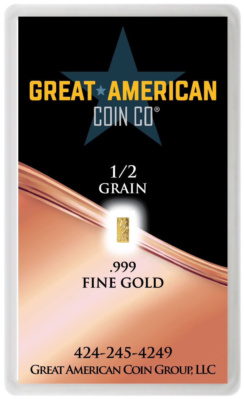 999 Fine Gold One Grain Bar | Great American Coin Company