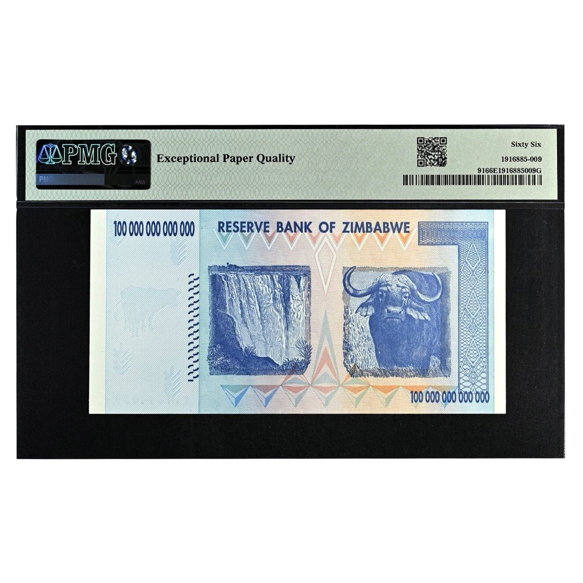 Blue Zimbabwe Notes Zimbabwe Trillion Dollar Notes