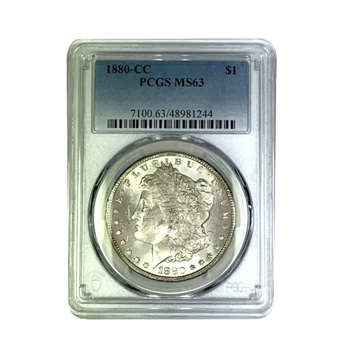 1880 CC Morgan Dollar MS62 PCGS Carson City
