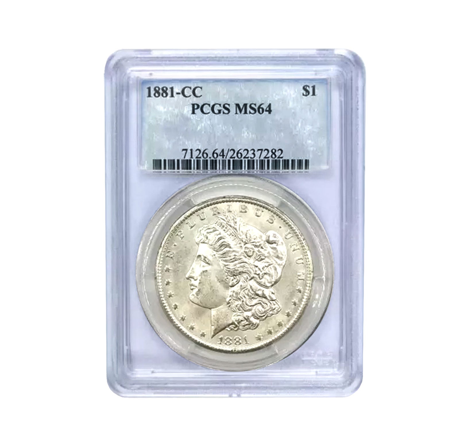 1881-CC Morgan Dollar MS64 PCGS