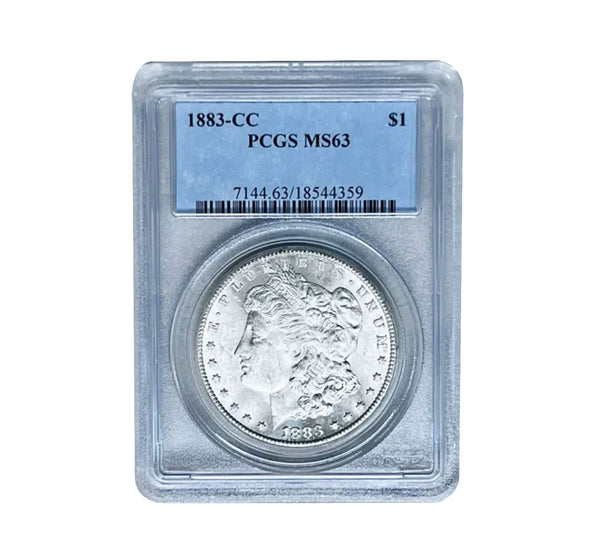 1889年 MORGAN SILVER DOLLAR アメリカPCGS MS63 1883CCmorgan.ms63pcgs_grande.