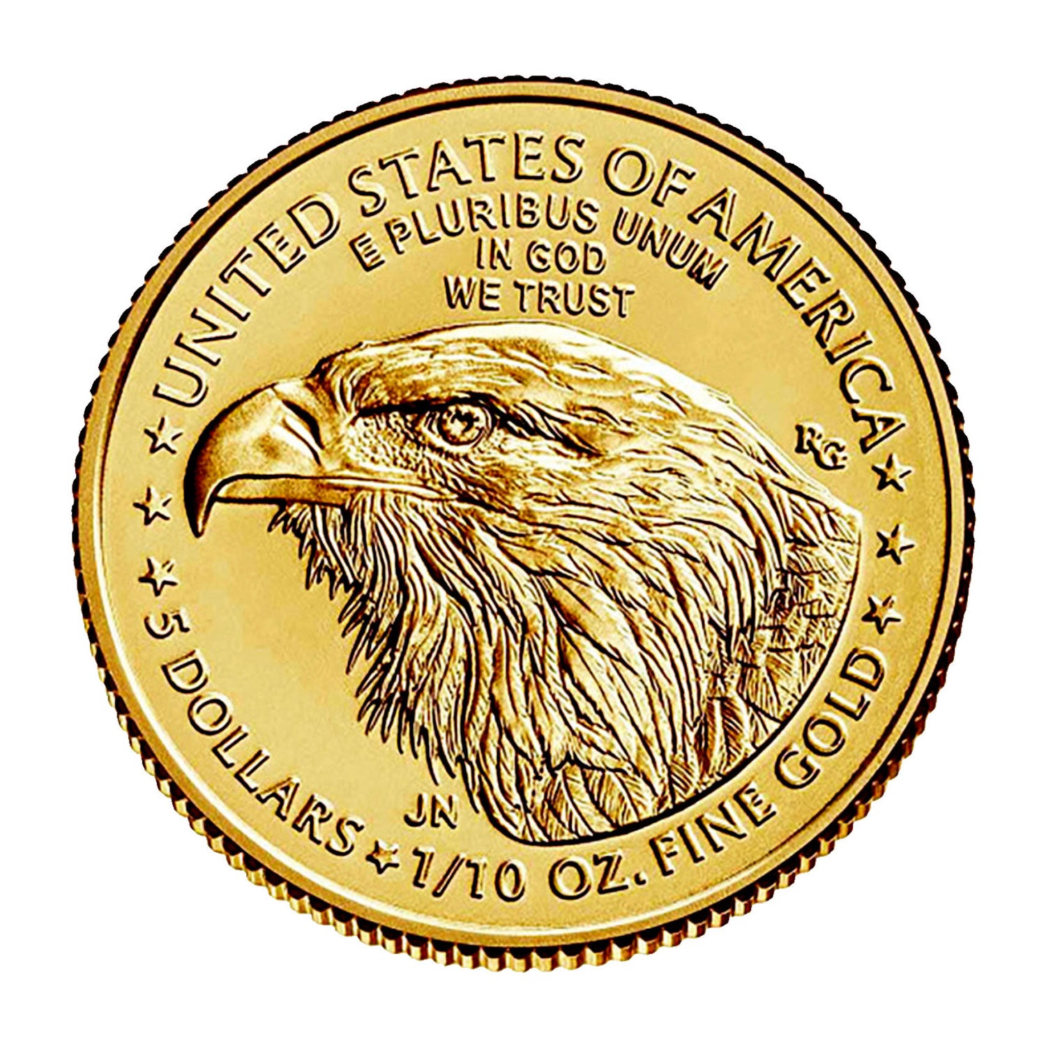 2023 $5 1/10 oz Gold American Eagle BU Brilliant Uncirculated