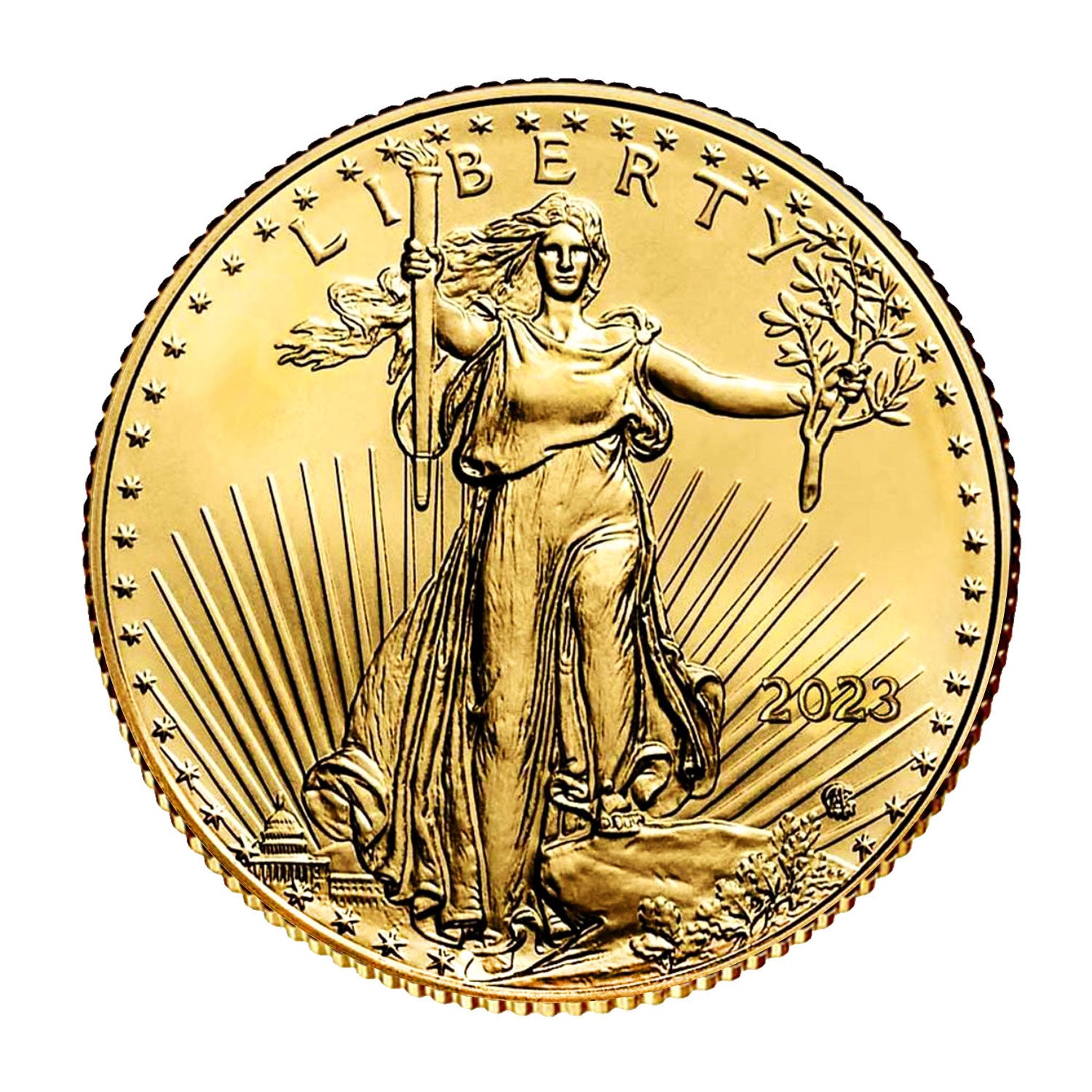 2023 $10 1/4 oz Gold American Eagle BU Brilliant Uncirculated
