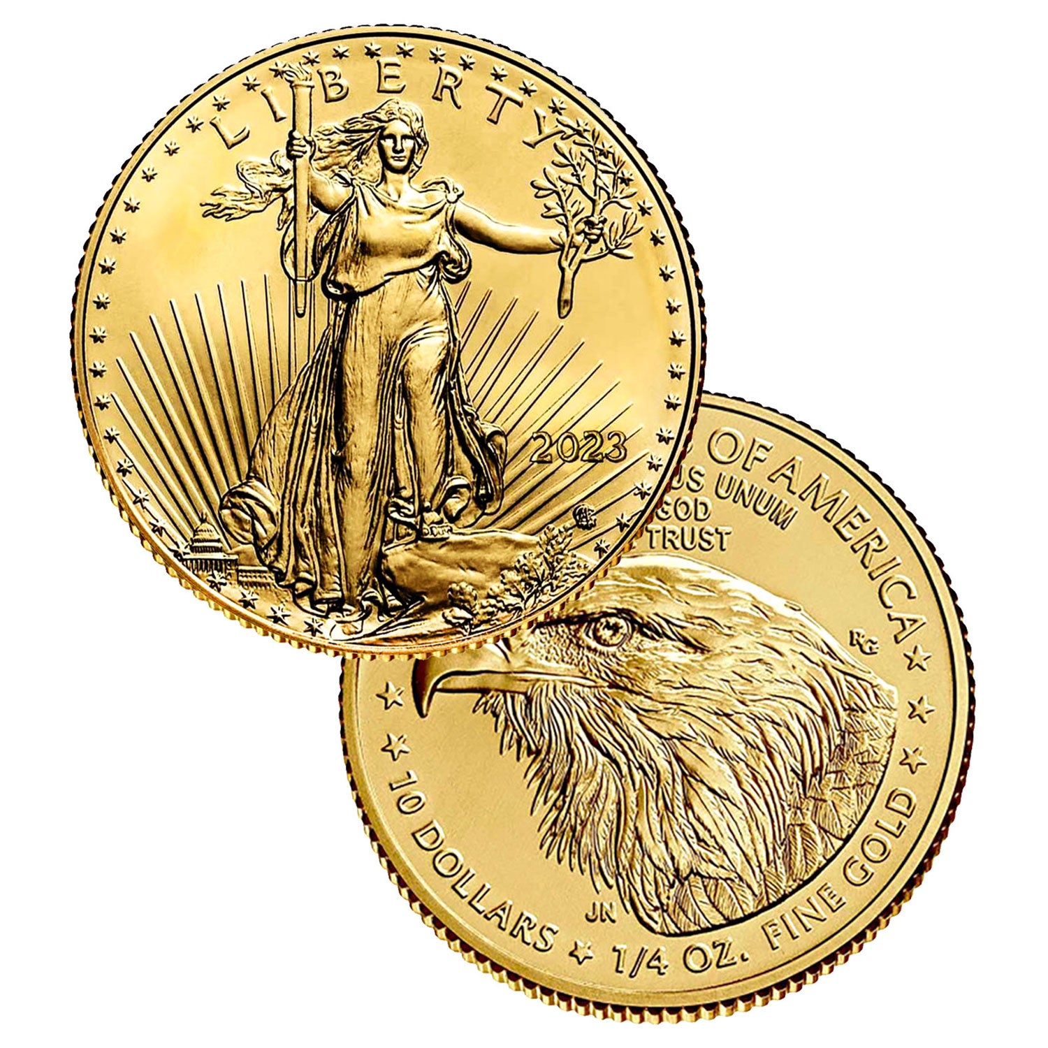 2023 $10 1/4 oz Gold American Eagle BU Brilliant Uncirculated