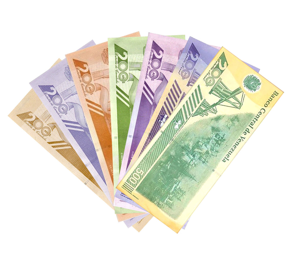 5 X 2024 Venezuela 500 Bolivar Digitales Banknotes – 500 Million, UNC, 5 Pcs With COA