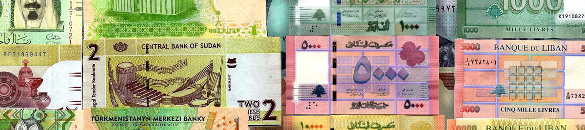 Middle Eastern Banknotes | Great American Coin Company