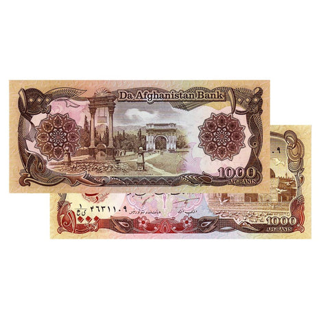 1 000 Afghani Banknote Uncirculated (AFN) - Printed 1991