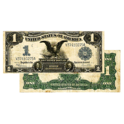 $1 - 1899 Black Eagle Silver Certificate - Extra Fine (XF)