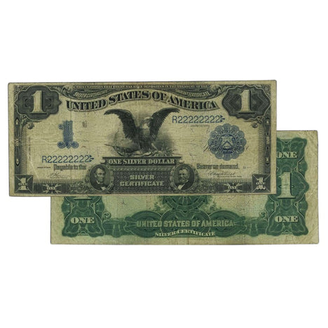 $1 - 1899 Black Eagle Silver Certificate - Fine