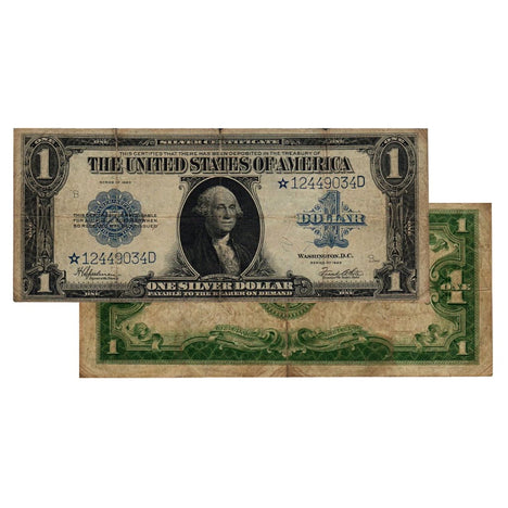 $1 - 1923 Horse Blanket Silver Certificate - Very Good