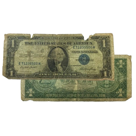 $1 - 1935 Blue Seal Silver Certificate - Cull