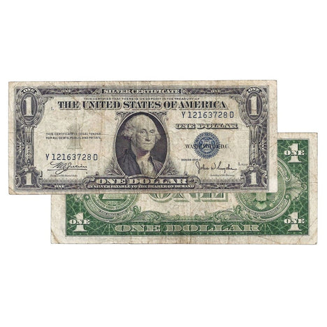 $1 - 1935 Blue Seal Silver Certificate - Fine