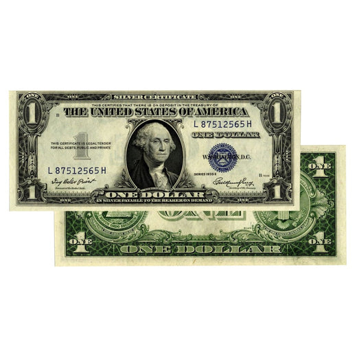 $1 - 1935 Blue Seal Silver Certificate - Uncirculated UNC