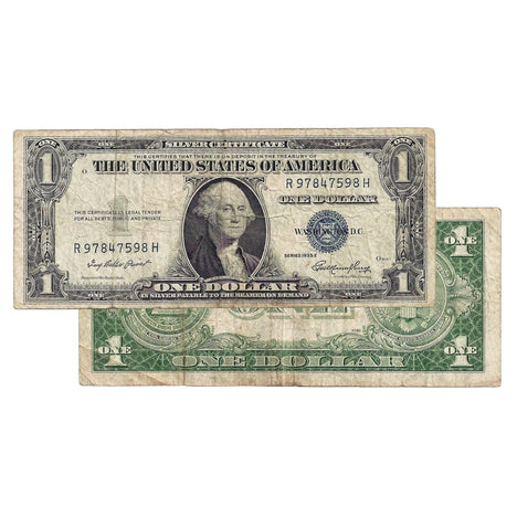 $1 - 1935 Blue Seal Silver Certificate - Very Good