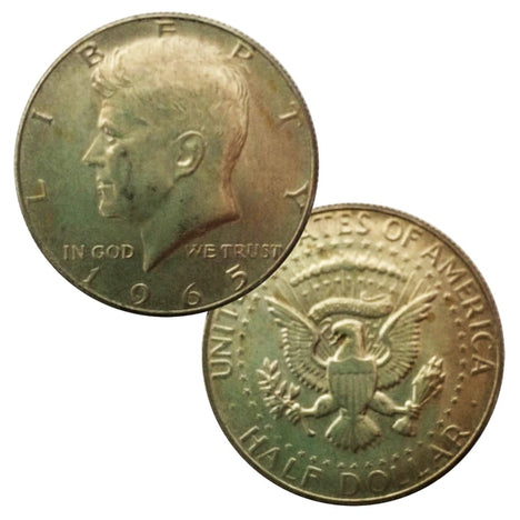 $1 Face - 40% Silver 1965-1970 JFK Half Dollars Average Circulated