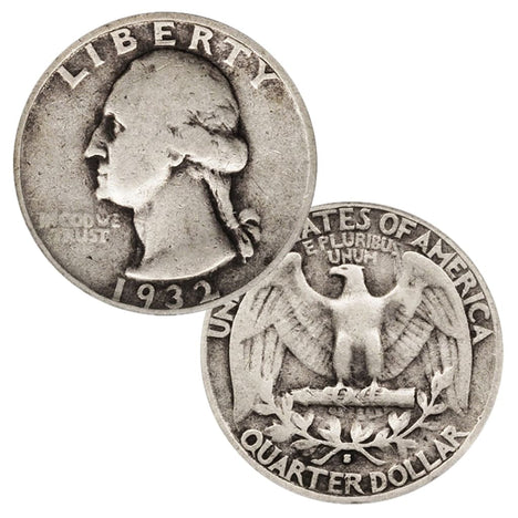 $1 Face - 90% Silver Washington Quarters Circulated