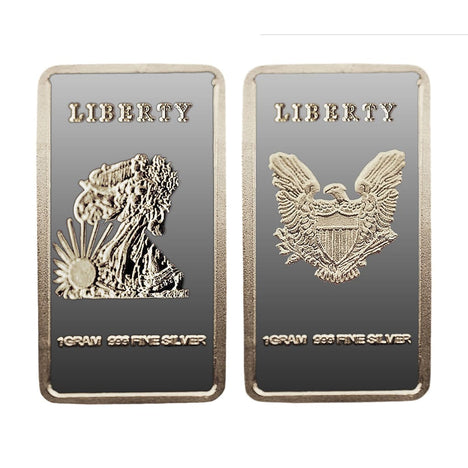 1 Gram .999 Fine Silver - Liberty Eagle Design