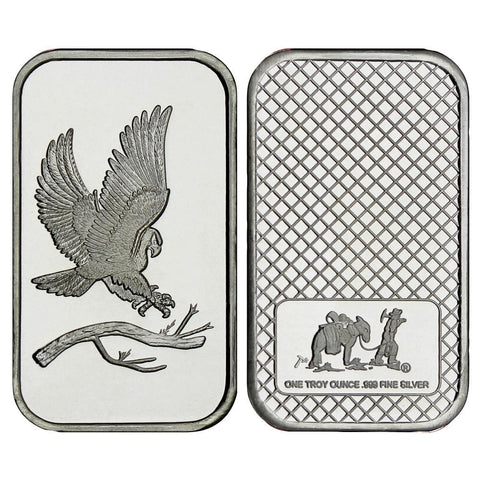 1 oz Silver Rectangle .999 fine- Design our choice - Louisiana