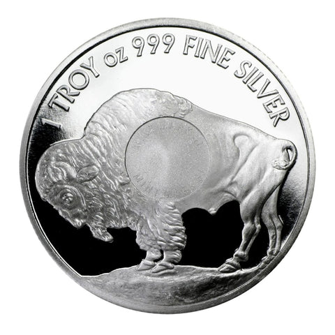 1 Ounce Sunshine Minting .999 Silver Buffalo Round – Great